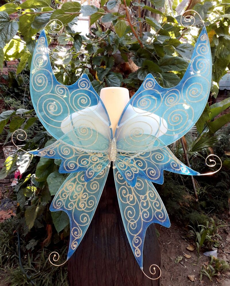 Titania Fairy wings for adults, large blue wings