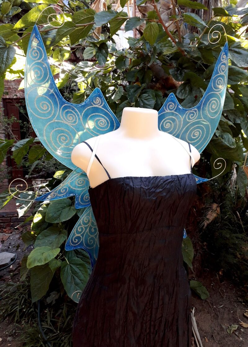 Titania Fairy wings for adults, large blue wings