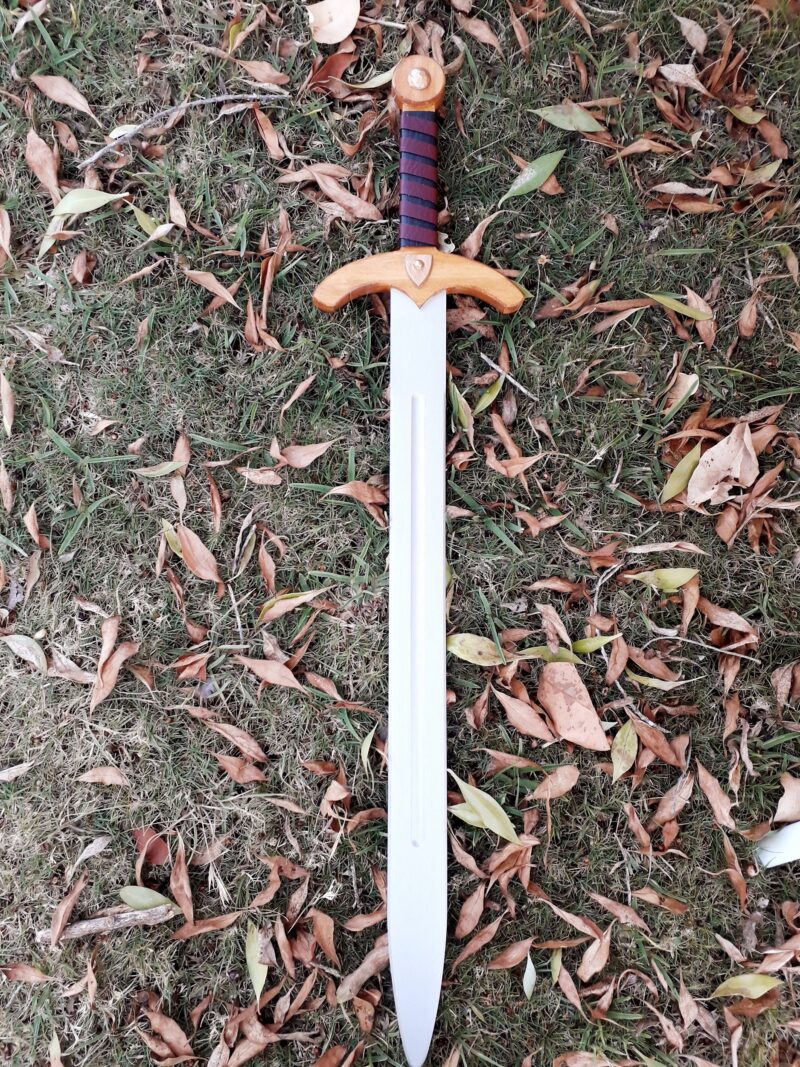 Wooden Medieval Knights Crusader Sword toy for children kids